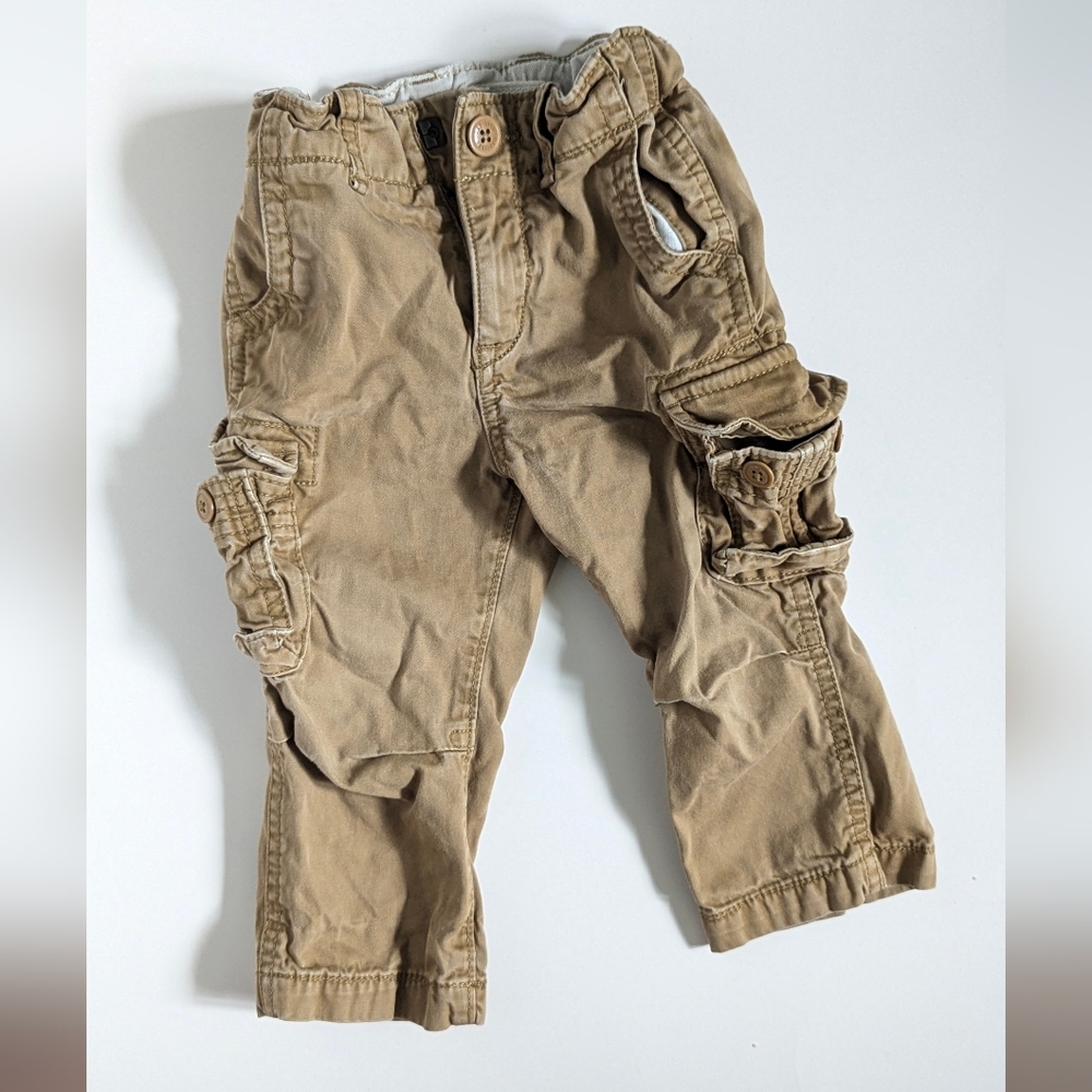 BabyGAP Tan Casual Cargo Bottoms 18-24